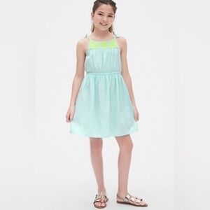 Nwt Gap Kids Embroidered Tassel Fit and Flare Dress size XXL plus